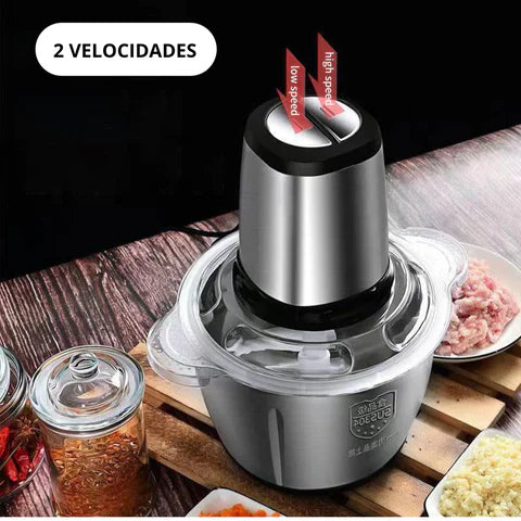 UltraChop Steel Picadora de Acero electrica para Comidas en Minutos