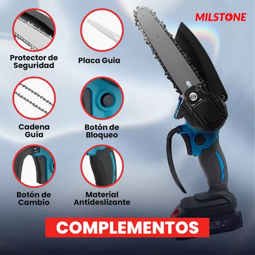 Motosierra Inalámbrica TASBEL Premium - 2da Batería de Regalo 🎁