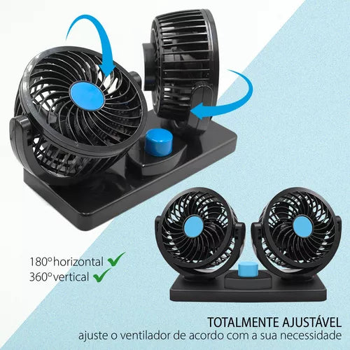 Ventilador para Auto 360° - Envío Gratis