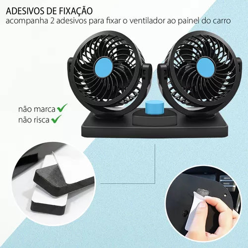 Ventilador para Auto 360° - Envío Gratis