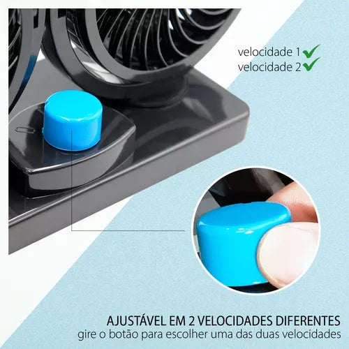 Ventilador para Auto 360° - Envío Gratis