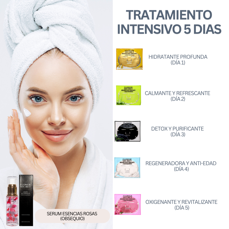 Revitaliza Tu Piel en 5 Días: Tratamiento Completo para una Belleza Radiante + Reagalo especial🎁